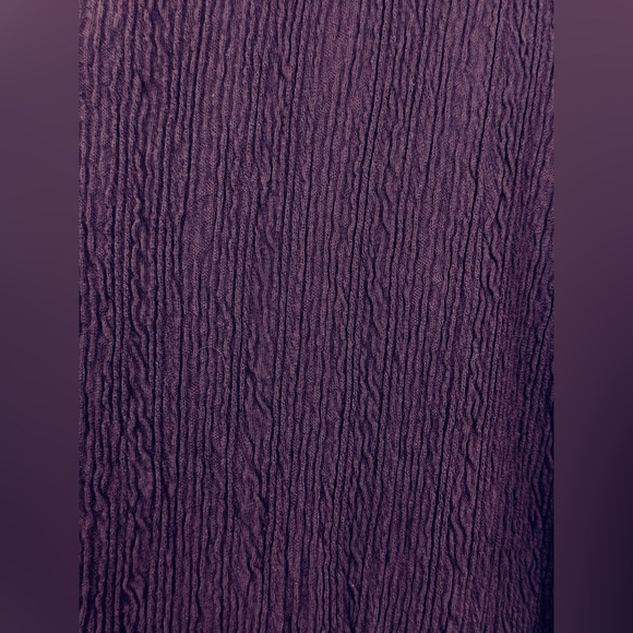 J. Jill Wine Colored Stretch V-Neck Collared Button Down Blouse … - Picture 4 of 6